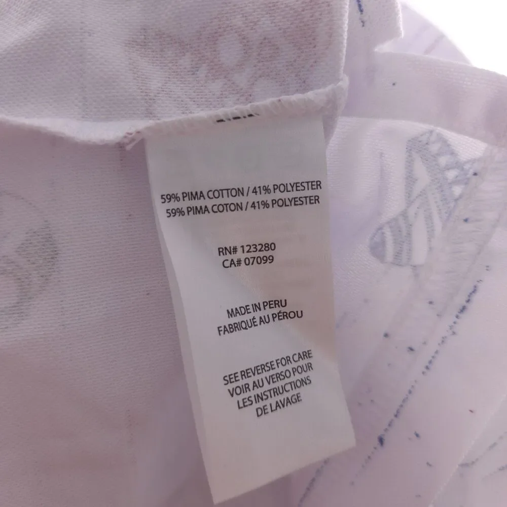 Travis Mathew Mexicali No Logo Skuls Short Sleeve Polo Shirt Mens 3XL - Picture 11 of 12